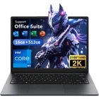 14" Laptop PC Notebook 16GB+512GB Intel Core M3 8100Y Up to 3.4GHz IPS Display
