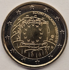 Finland 2 euro coin 2015  30 years of the EU flag  UNC