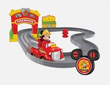 Mickey Mouse Firehouse / Fire Truck Track Set - Disney Junior - FULLY TESTED