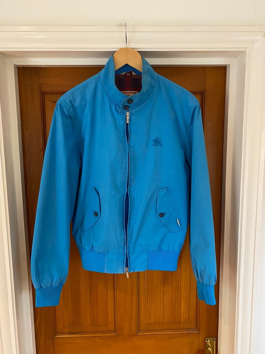 Barracuda Jacket Baracuta Jacket Sizing Baracuta G9 Harrington Jacket Size  M Blue Cotton Tartan Mesh Lining *SOME MARKS*