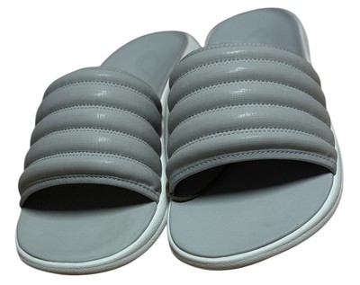 Olukai Komo Slide Men\'s 9 Sandals‎ Mist Grey White Lightweight 10531-DWDW Padded OluKai Men main image 3