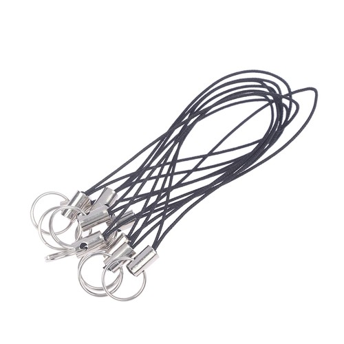10 pezzi chiusura corda portachiavi ganci cellulare cinghia portachiavi borsa accessori* - Foto 1 di 10