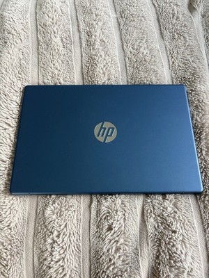 HP 14in Blue Laptop Notebook Intel Processor Windows Built-in Webcam Charger
