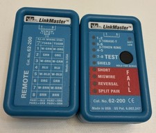 IDEAL 62-200 LinkMaster RJ45 CAT5E/6 Ethernet Wiremapper Tester Toner