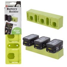 Wall Storage Mount for Ryobi ONE 18V Batteries Durable, Easy-to-Install Ho...