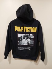 Pulp Fiction Movie Hoodie Sz Medium M Tarantino Uma Thurman Film Cinema 2-Sided