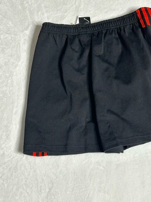 adidas x Willy Chavarria Gym Short Black Red KB7236 Men's Size M