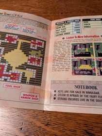 Dragon Warrior Explorer's Handbook and Adventure Guide Manual for Nintendo NES