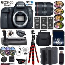Canon EOS 6D Mark II DSLR Camera with 24-105mm f/4L II Lens  Professional