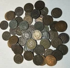 Lot of 50 US One Cent Indian Head Pennies Various Dates & Conditions 1c