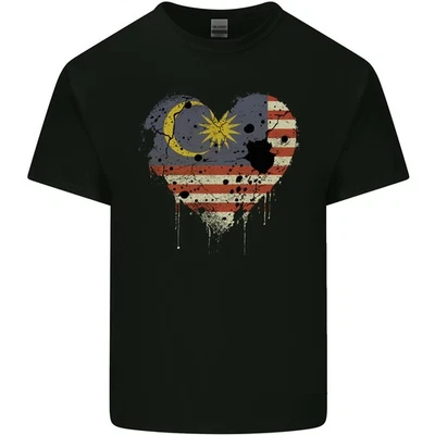 T-Shirt Enfant Drapeau De La Malaisie Jour Malaisien Football - Photo 1/2