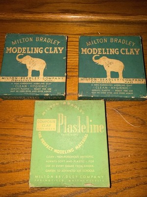 Antique Milton Bradley Modeling Clay Milton Bradley Company