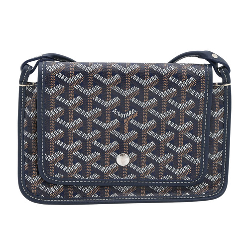 GOYARD | Navy Blue Goyardine Plumet Pouch-Wallet