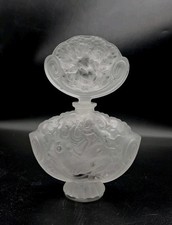Lalique France Oversized Nude Venus & Cupid Perfume Bottle *Signed (1945-1977)