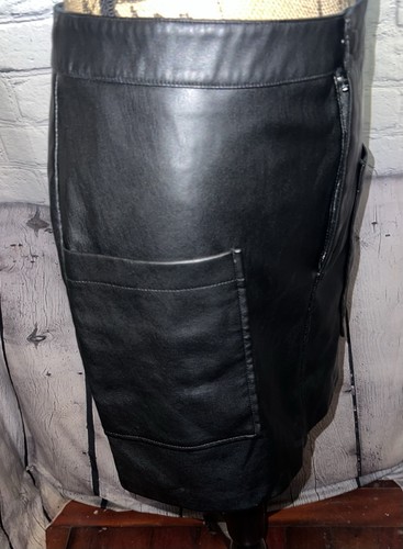 Minifalda BB Dakota Steve Madden de cuero sintético dos bolsillos negra XL - Imagen 2 de 18
