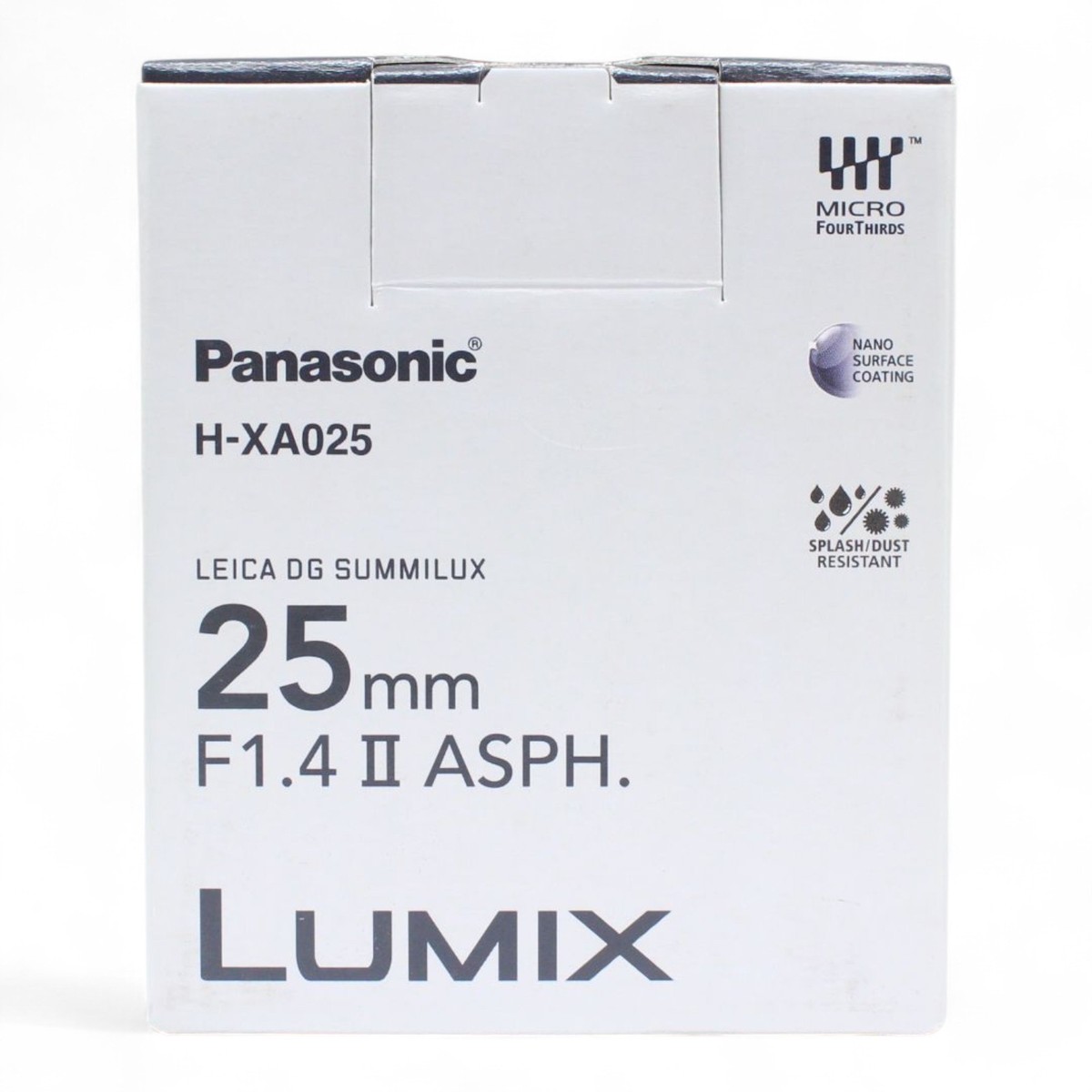 Panasonic Leica DG Summilux 25mm f/1.4 II ASPH. Lens (H-XA025) New 