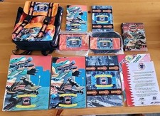 Street Sharks Backpack Filled W/ Promotional Merch 1996 RARE Mattel Italy