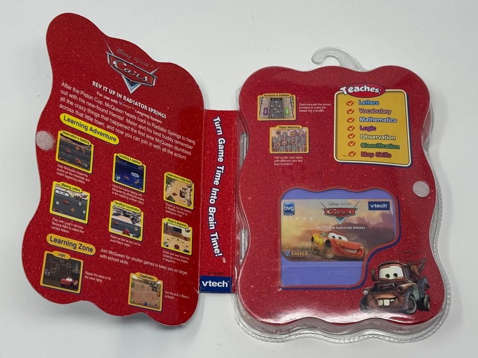VTech V.Smile Smartridge Disney Pixar Cars Game NEW SEALED *DAMAGED BOX* - Image 2 of 4