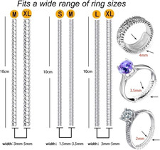 Ring Sizers for Loose Rings, Ring Size Adjuster Spacers or Tightener, Invisi...