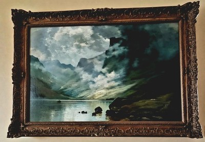 Alfred de Breanski Jr, Oil On Canvas- Changing Weather- Highlands, Scotl. COA 
