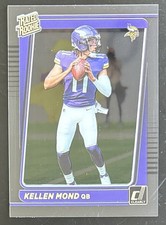2021 Clearly Donruss Kellen Mond Rated Rookie RC Vikings Free Ship