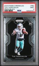 2020 PANINI CHRONICLES PRIZM BLACK #PB2 TUA TAGOVAILOA PSA 9