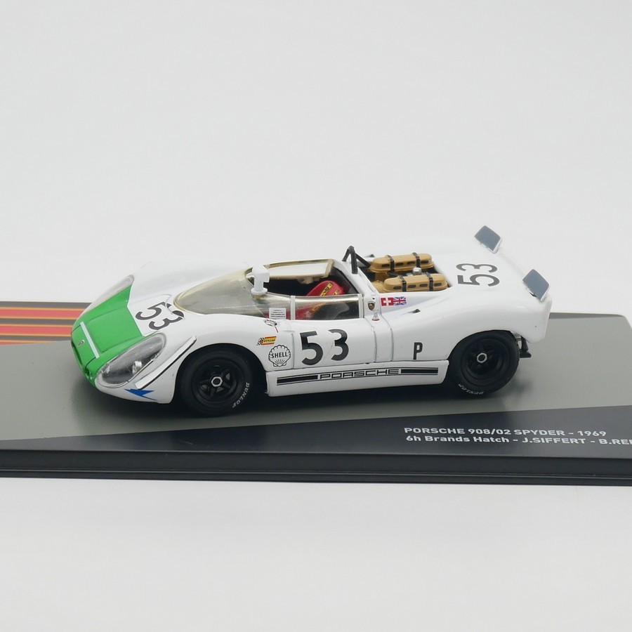 ixo 1:43 PORSCHE 908/02 SPYDER 1969 6h Brands Hatch Diecast