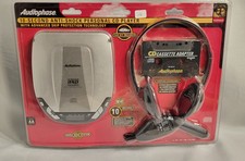 AUDIOPHASE PORTABLE ANTI-SHOCK PERSONAL CD PLAYER PCD510ACK WITH CAR ADAPTER KIT