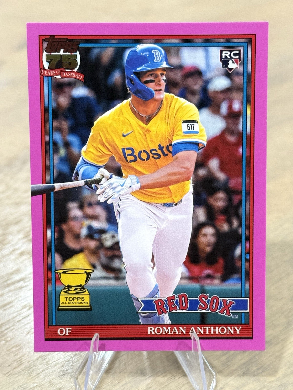 2026 Topps Series 1 - 1991 Topps Baseball Roman Anthony #T91-71 Pink (RC) SP