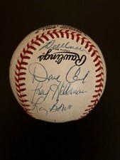 Larry Bowa/Del Unser/Tony Taylor And 15 Others Autographed Baseball