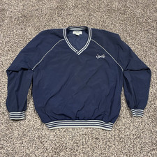 Vintage IZOD Men s M Blue Pullover Windbreake...