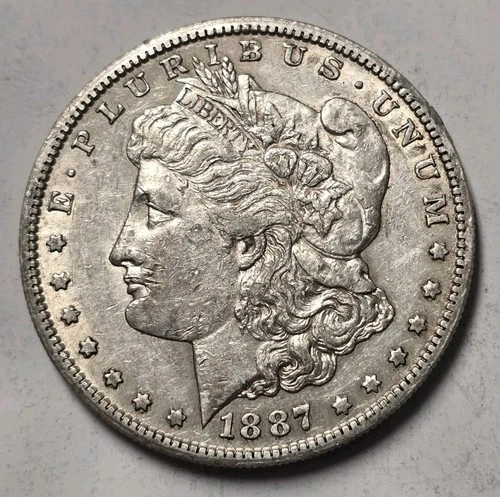 1887-S Morgan Silver Dollar XF