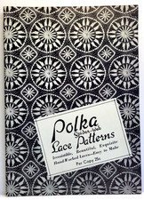 Vintage 1941 Polka Spider Web Lace Patterns Booklet Bedspread Tablecloth Collar