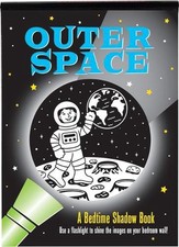 Outer Space Bedtime Shadow Book by Mara Conlon Spiral Book