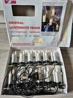 hellum Original Lichterkette Triade 36 Kerzen 8 5m