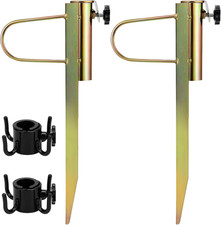 Porta Ombrellone in Acciaio, Picchetto per Ombrellone, Presa a Terra per Il Giar