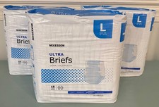 Pañales McKESSON ULTRA Calzoncillos Absorción Pesada Adultos 3 Paquetes 54 Total Talla L EE. UU.
