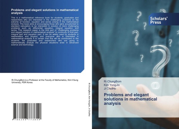Problems And Elegant Solutions In Mathematical Analysis Ri Chungbom (U. A.) Buch-image