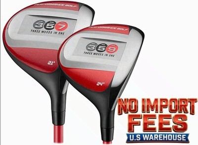 Performance Golf 357 + 359 Fairway Hybrid Bundle Senior Flex Right Handed
