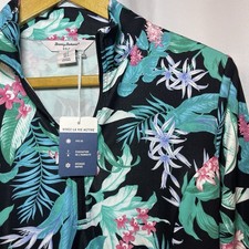 NWT Tommy Bahama Women's S Active Floral Jacket Golf 1/4 Zip Pullover