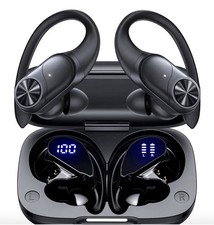 Pocbuds Bluetooth Headphones Wireless Earbuds 80Hrs Playtime Wireless Charging C