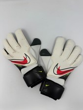 Nike Vapor Grip 3 Goalkeeper Gloves White Black Crimson CN5650-101 Size 9 NWT