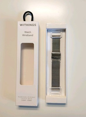 WITHINGS Milanese Silver - 36mm - Uhr Armband Stainless Steel
