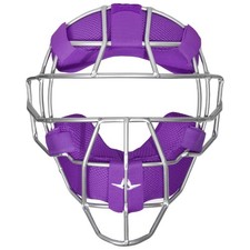 All-Star S7 Traditional Hollow Steel FM4000 Baseball Catcher's Mask - Purple