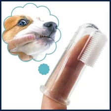 Super Soft Pet Finger Toothbrush Teddy Dog Brush Bad Breath Tartar Teeth Care