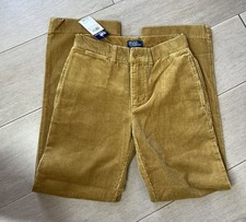 New Polo Ralph Lauren Big Boys Cords Pants Sz 12 Mustard