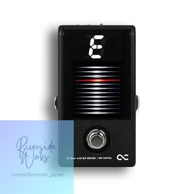 One Control LX Tuner with BJF BUFFER Pedal Tuner Black