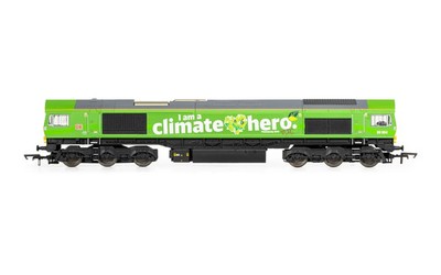 Hornby R30222 DB Class 66 Co-Co 'I Am A Climate Hero' 'No.66004', NEU, KOSTENLOSER VERSAND