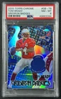 TOM BRADY PSA 8 2005 TOPPS CHROME GRIDIRON BADGES PRO BOWL JERSEY PATCH 68/100