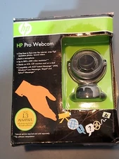 HP Pro Webcam 1.3 Megapixel Built In Microphone Video Conferencing EW193AA